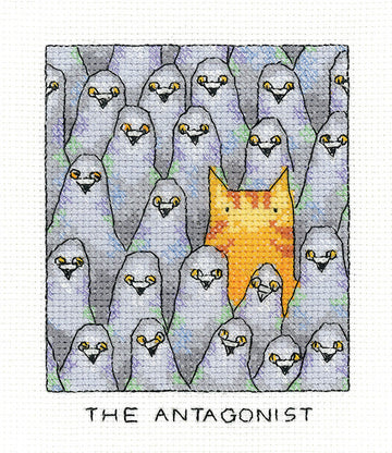 Heritage The Antagonist Cross Stitch Kit - 9cm x 11.5cm