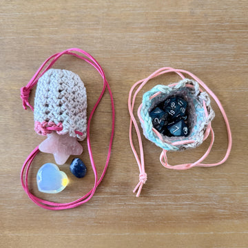 Jasmine’s Gem & Dice Bag Necklace
