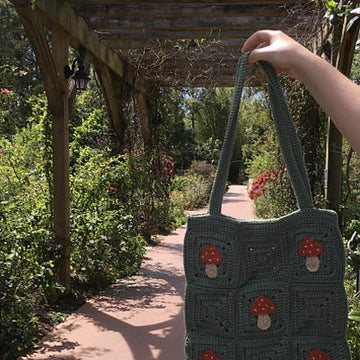 MUSHROOM TOTE BAG and Pouch