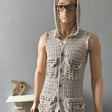 Hooded Mesh Shirt