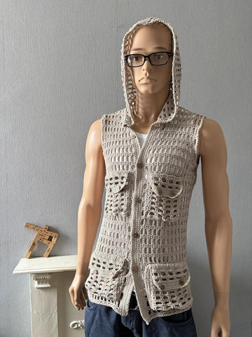 Hooded Mesh Shirt