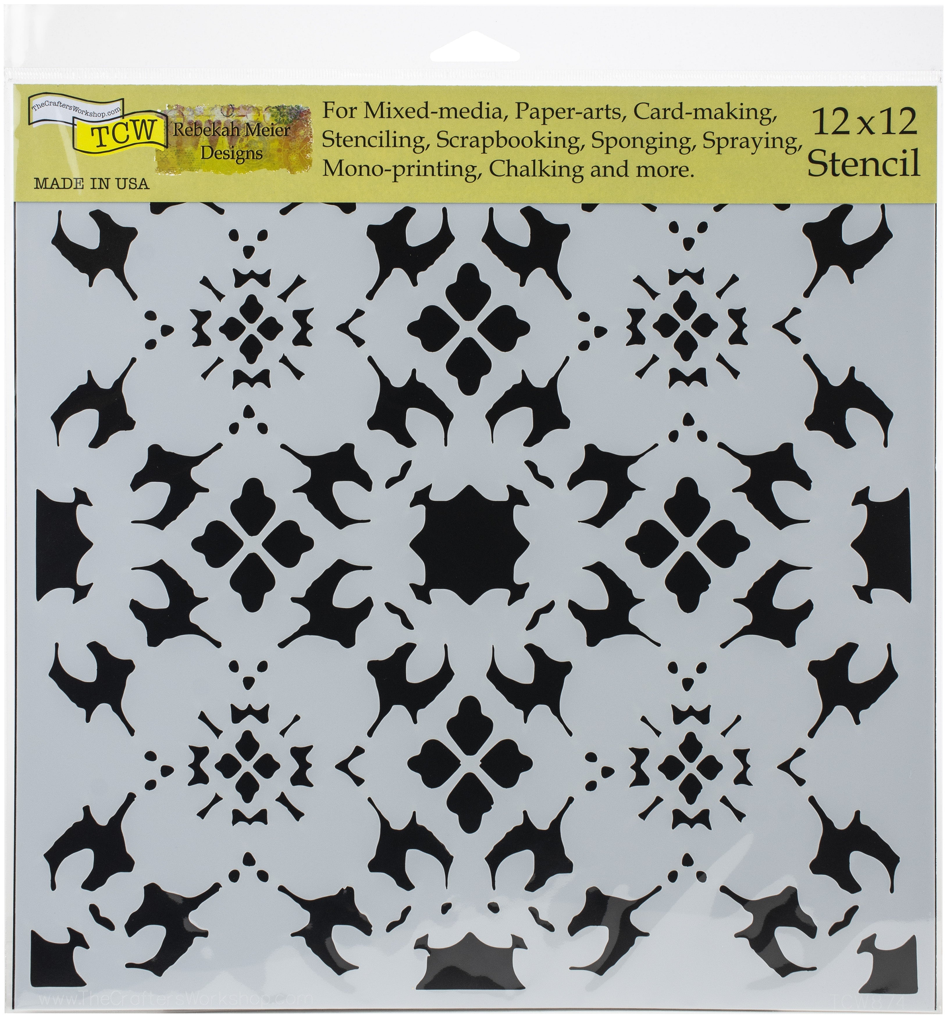 The Crafter's Workshop Crafter's Workshop Template 12"X12" - Poppy Grid
