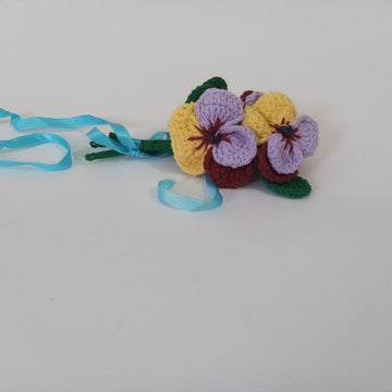 Easter basket with Violets