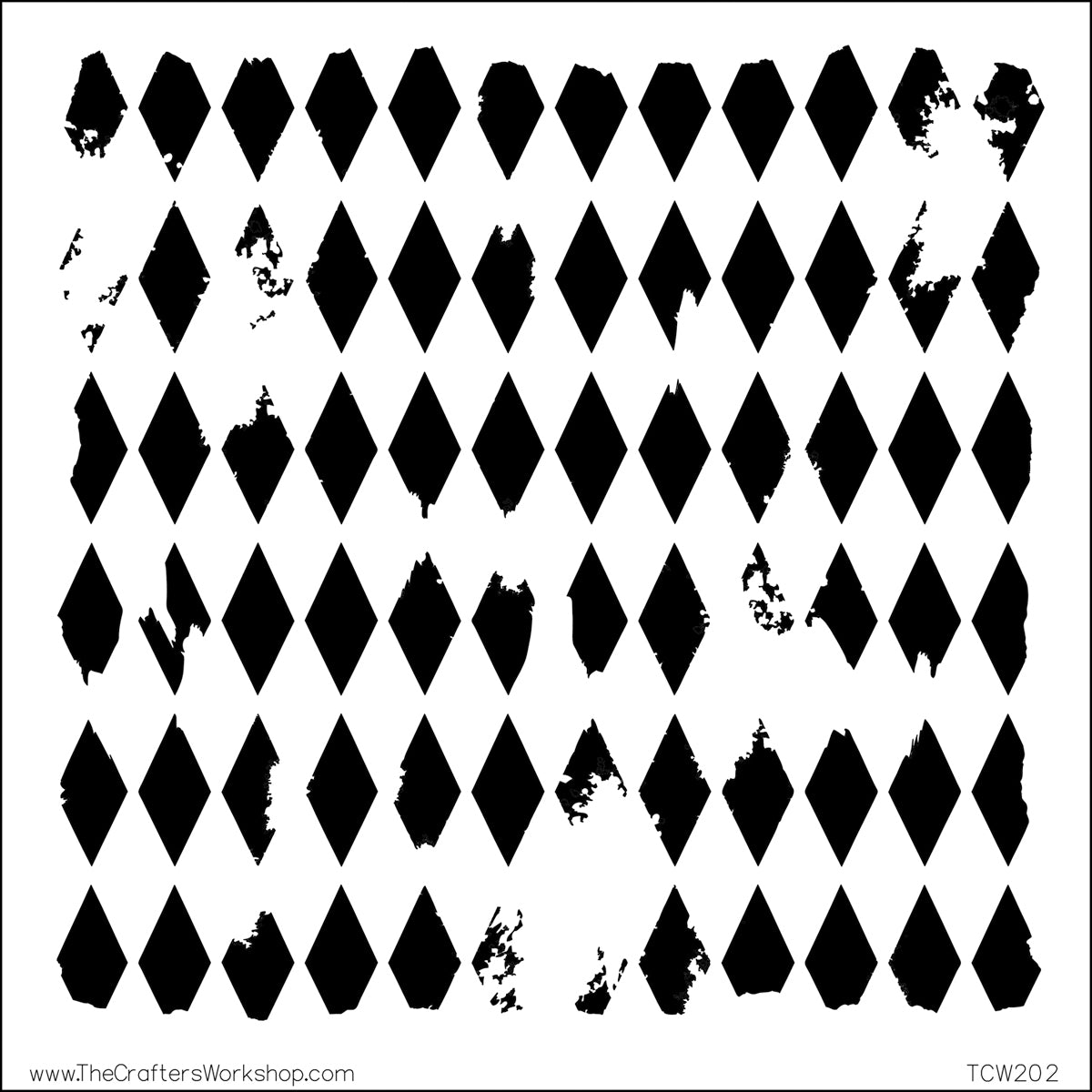 The Crafter's Workshop Crafter's Workshop Template 6"X6" - Harlequin