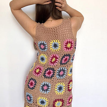 Granny Square Dress