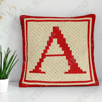 Name A Letter Pillow Cover CROCHET PATTERN