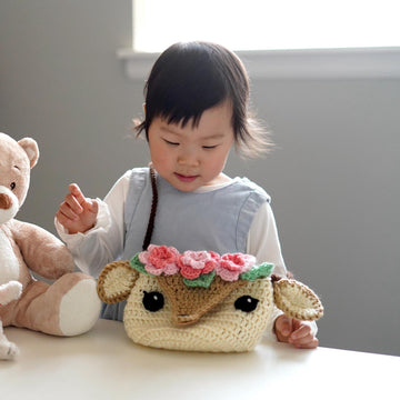 Floral Deer Bag