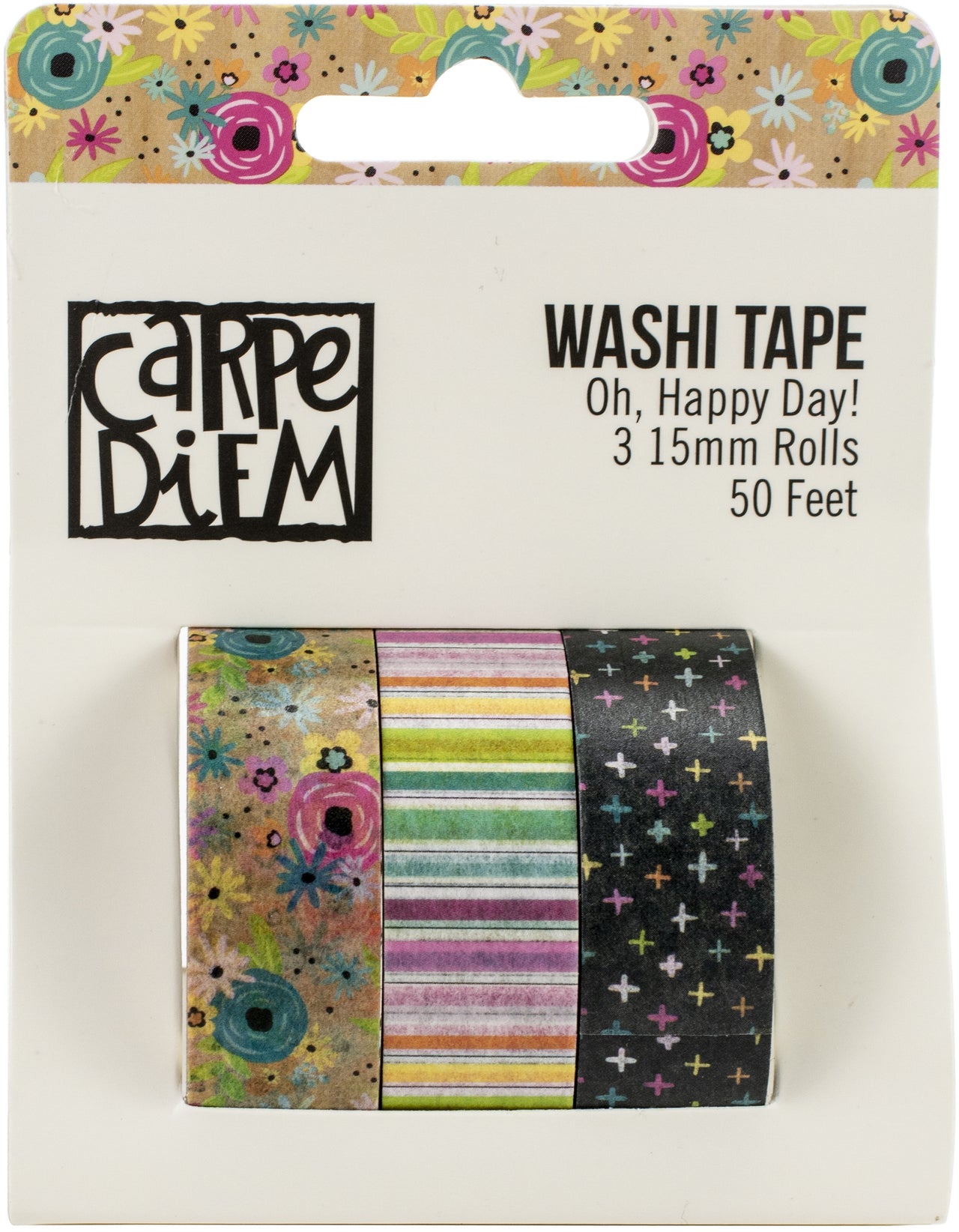Simple Stories Oh Happy Day Washi Tape 3/Pkg - 564536
