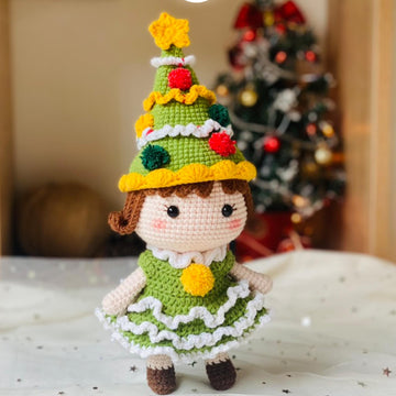 Christmas Peri Pin Crochet Pattern
