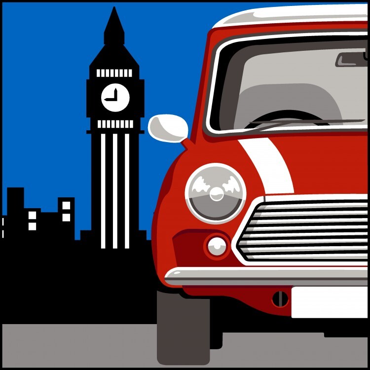 Margot London Taxi Tapestry Cushion Kit
