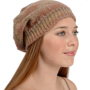 Slouchy Hat in Plymouth Encore Worsted - F302