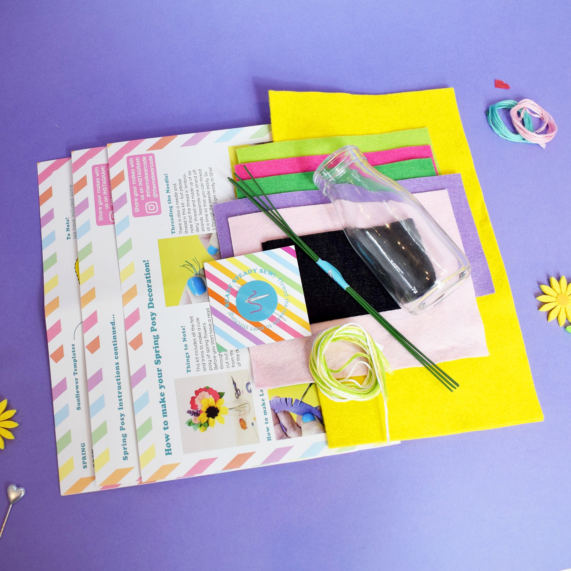 The Make Arcade Spring Posy Kit