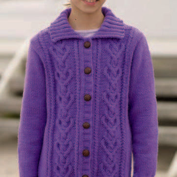 Round Neck and Flat Collared Cardigans in Sirdar Supersoft Aran - 2478 - Leaflet