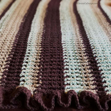 Strisce Ruffle Edge Wrap