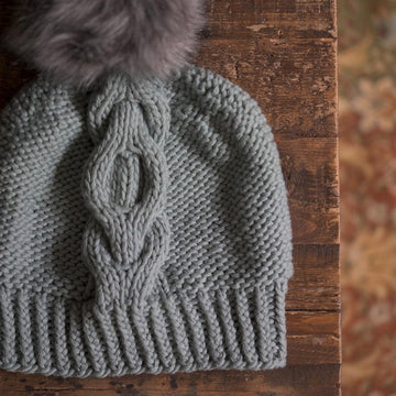 Cloudy Cables Hat