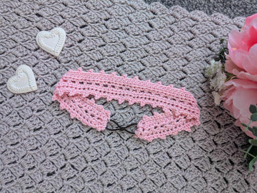 Crochet Delicate Pink Headband Pattern