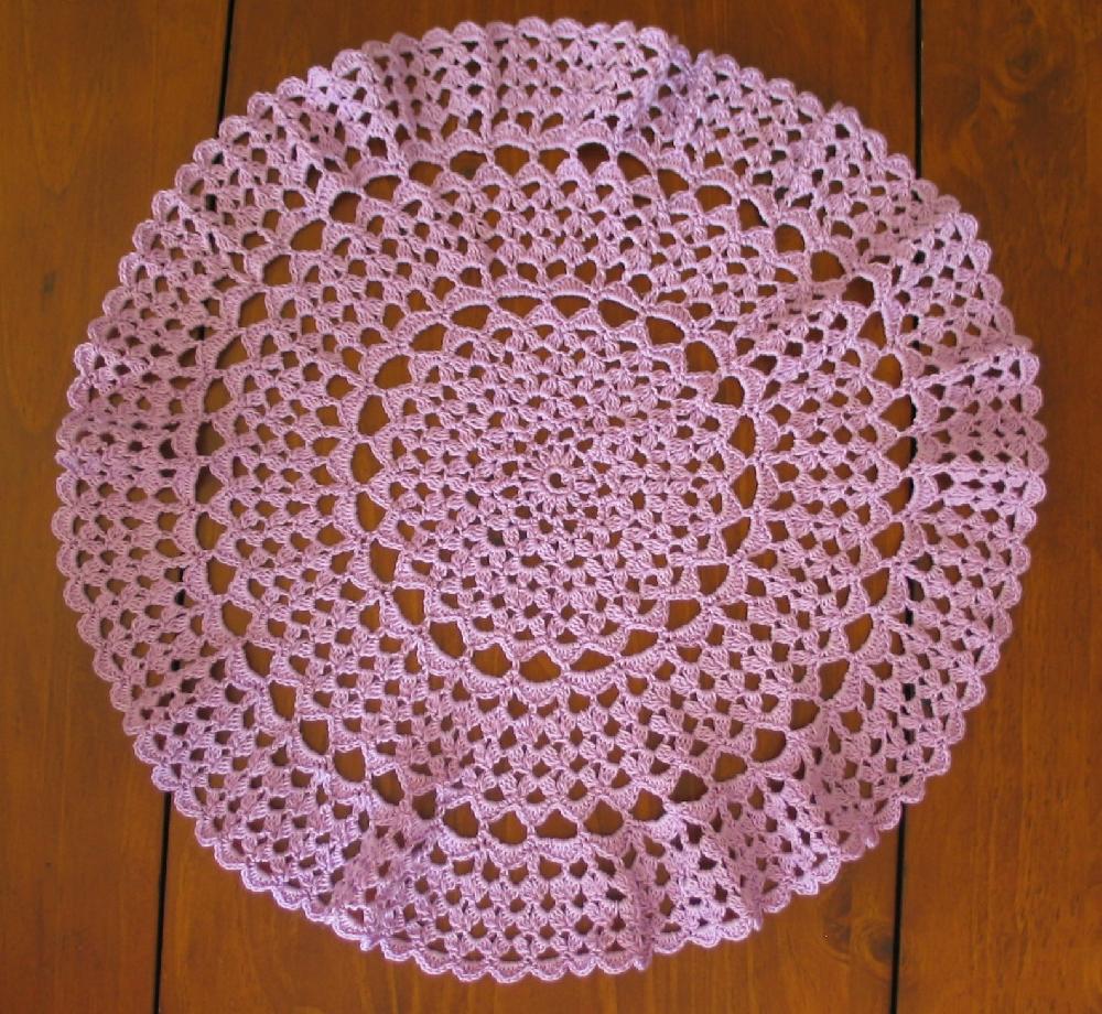 Lilacs Doily