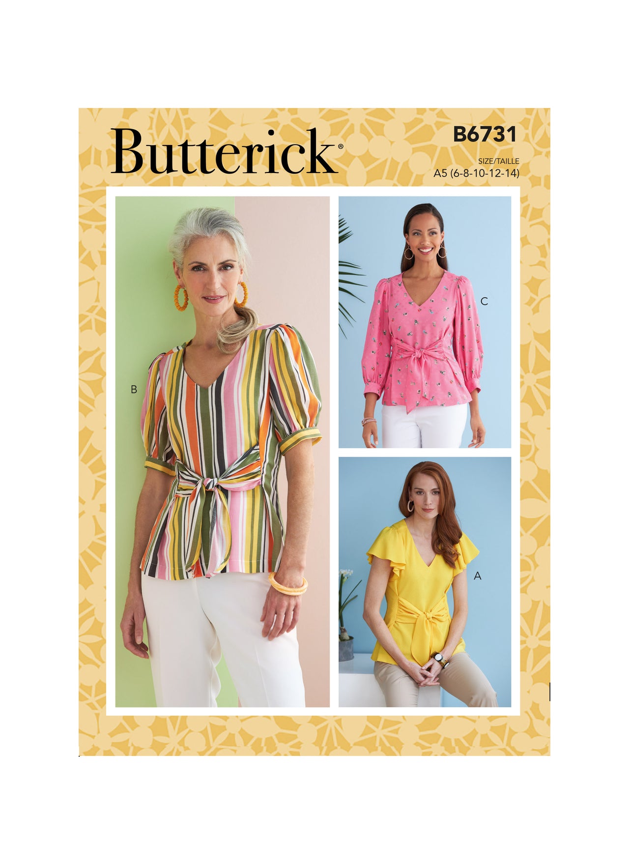Butterick Misses' Top B6731 - Sewing Pattern