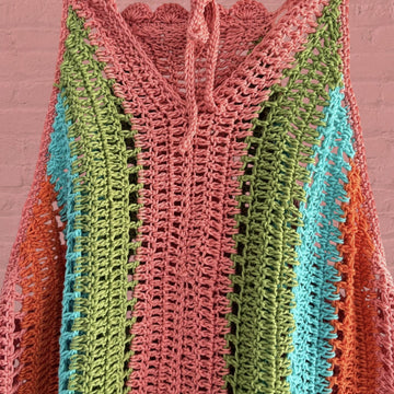Jasmine Halter Neck Crochet Top