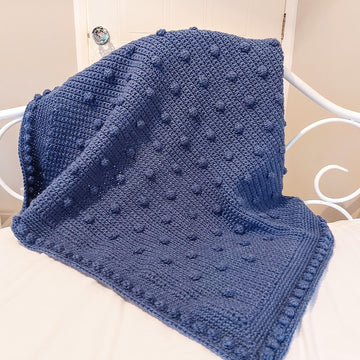 Bobbles baby blanket