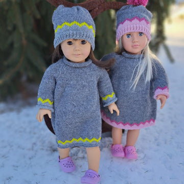 Doll Snowy Day Outfit
