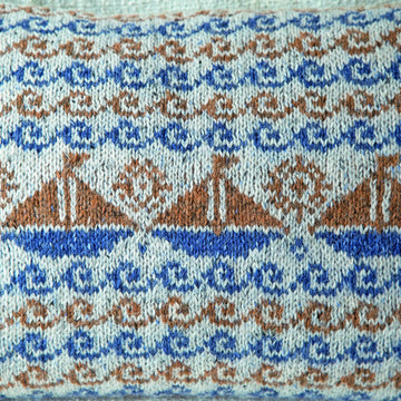Paper Boats Cushion