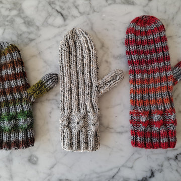 Simple Cable Mittens