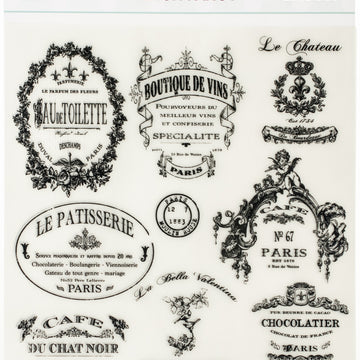 Creative Expressions Mixed Media Transfers By Andy Skinner - French Fancy