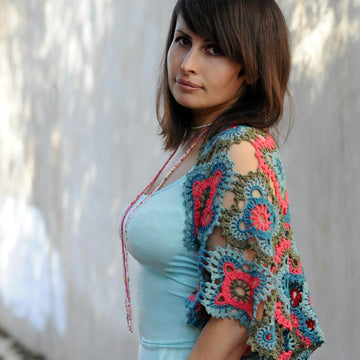 Anais crochet convertible cardigan