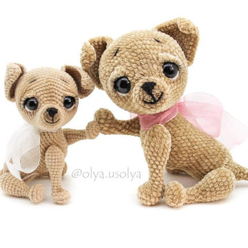 Chi-Chi the Puppy pattern (25 pages + 70 photos, PDF) (dog)