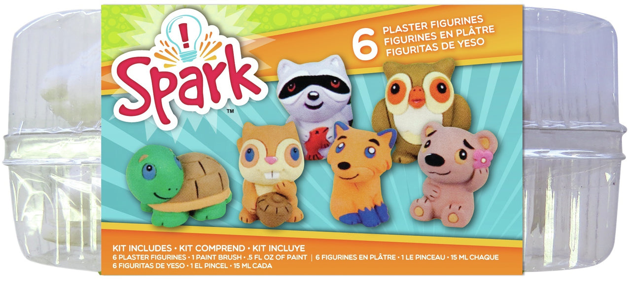 American Crafts Plaster Playset - Forest Critters