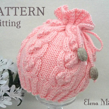 Knitting PATTERN Baby Hat Bobbles
