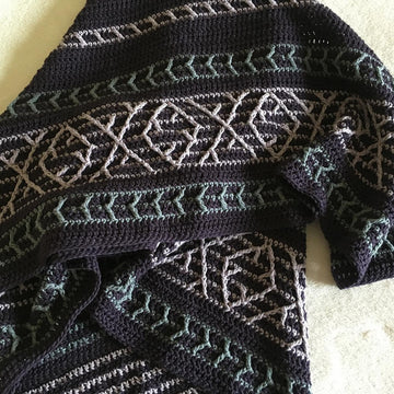 Purple Propinquity Shawl