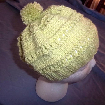Green Lacy Ridge Hat