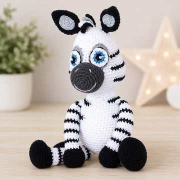 Zebra Stuffed Toy Crochet Pattern