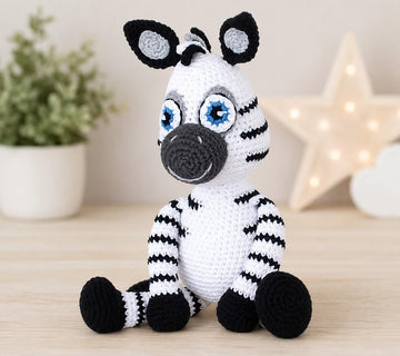 Zebra Stuffed Toy Crochet Pattern