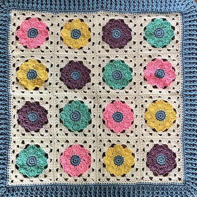 Pastel Posies Baby Blanket
