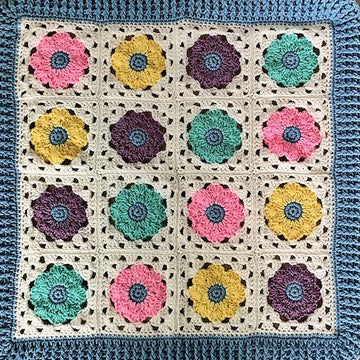 Pastel Posies Baby Blanket