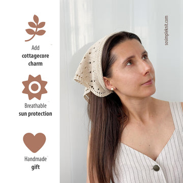 Knitted Summer Bandana