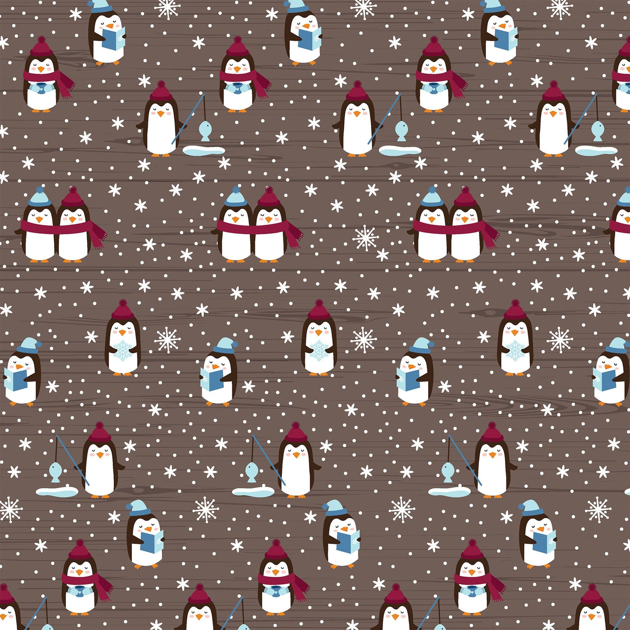 Echo Park Paper My Favorite Winter Double-Sided Cardstock 12"X12" 25/Pkg - Winter Activities