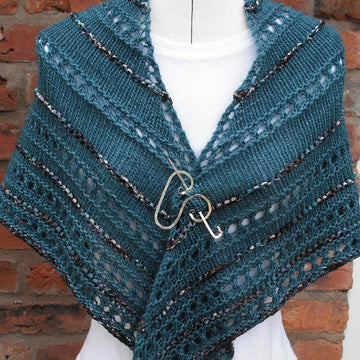 Shimmering seas shawl