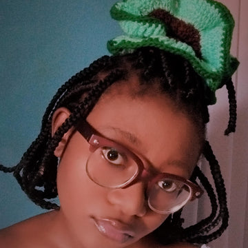 Avocado Inspired Scrunchie