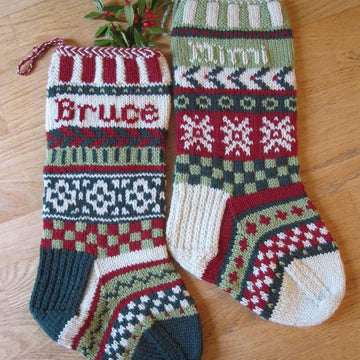 Cross & Leaf Stocking