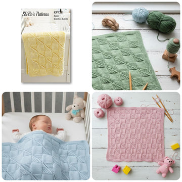 728- Baby Aran Knitting Pattern 726