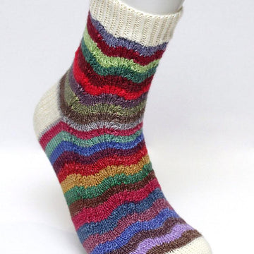 Ripple Socks - Cuff Down