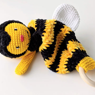 Bee Comforter and Teether, Bee Lovey