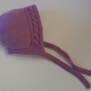 Cable Baby Bonnet