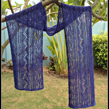 Garden at Nighttime Lace Scarf