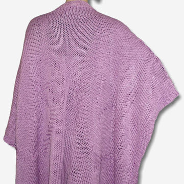 Hearts & Cables Sweater Poncho