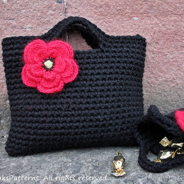 Mum and I poppy purses